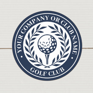 Autocollant de nom personnalisé Golf Classique Nav