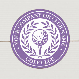 Autocollant de nom personnalisé Golf Classique Vio