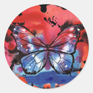 Autocollant de papillon