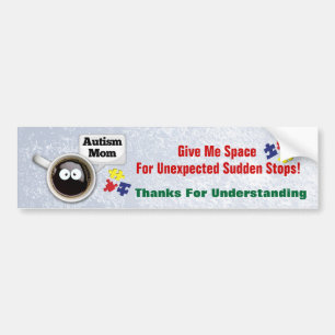 Autocollant de pare-chocs Autism Mom