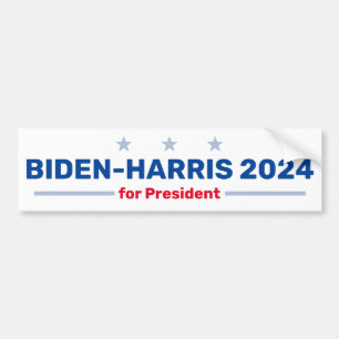 Autocollant de pare-chocs Biden-Harris 2024
