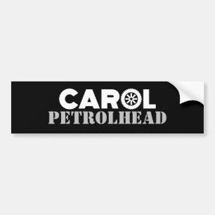 Autocollant de pare-chocs Carol Petrolhead