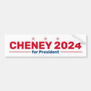 Autocollant de pare-chocs Cheney 2024