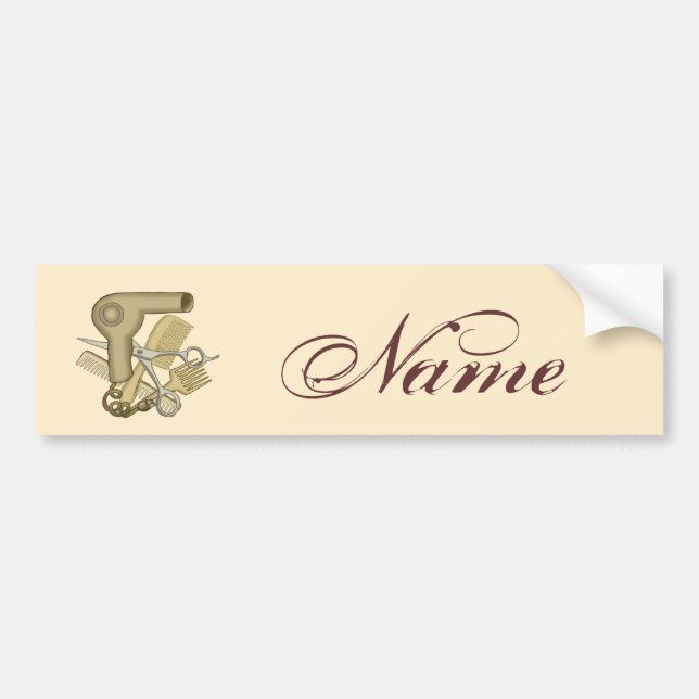 Autocollant de pare-chocs de beauté (Devant)