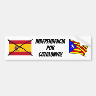 Autocollant de pare-chocs de Catalogne Independenc
