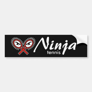 autocollant de pare-chocs de tennis de ninja