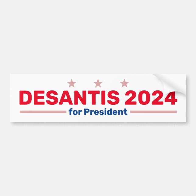 Autocollant de pare-chocs DeSantis 2024 (Devant)