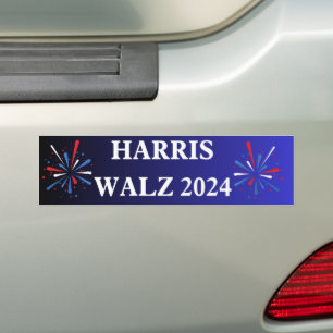 Autocollant de pare-chocs Harris Walz 2024