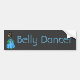 Autocollant de pare-chocs Lacy Belly Dancer