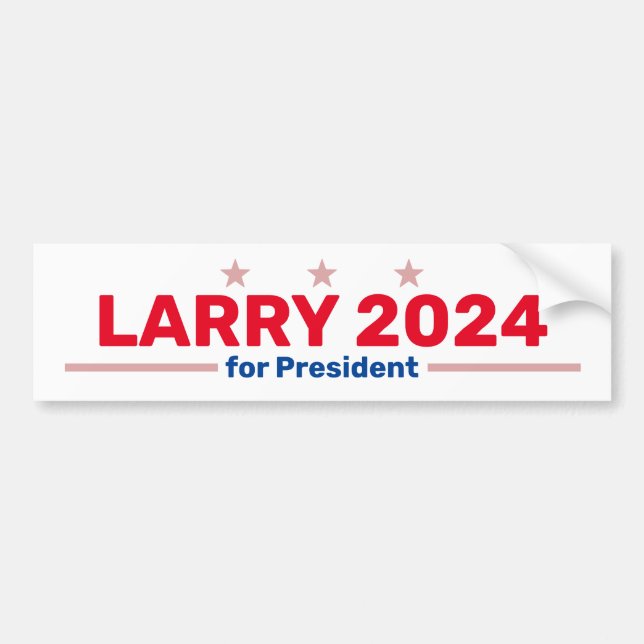 Autocollant de pare-chocs Larry 2024 (Devant)