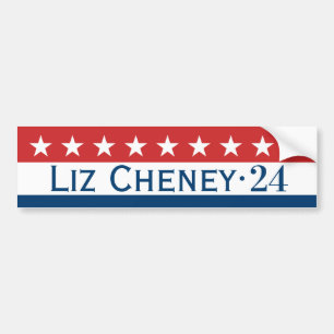 Autocollant de pare-chocs Liz Cheney 2024