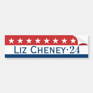 Autocollant de pare-chocs Liz Cheney 2024