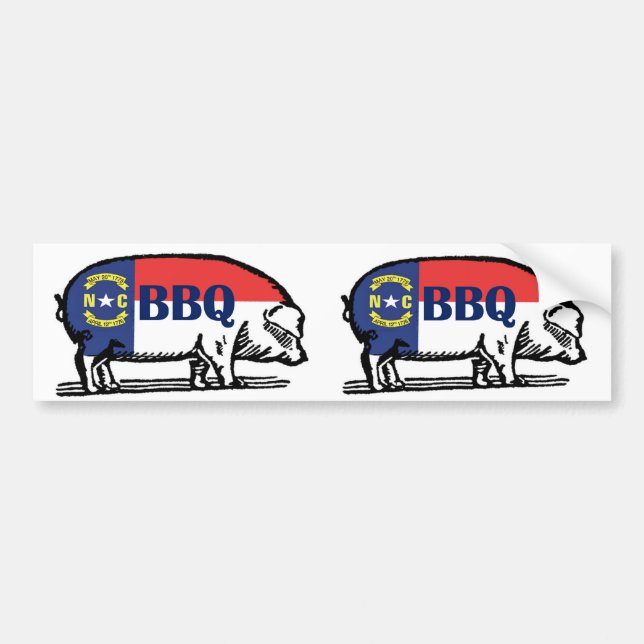 Autocollant de pare-chocs NC BBQ (Devant)