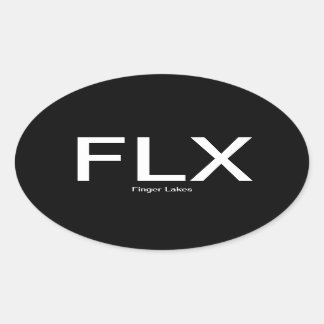 Autocollant de pare-chocs ovale FLX Finger Lakes
