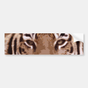 Autocollant de pare-chocs personnalisé des yeux de