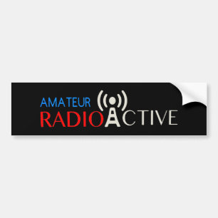 Autocollant de pare-chocs radioamateur actif