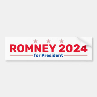 Autocollant de pare-chocs Romney 2024