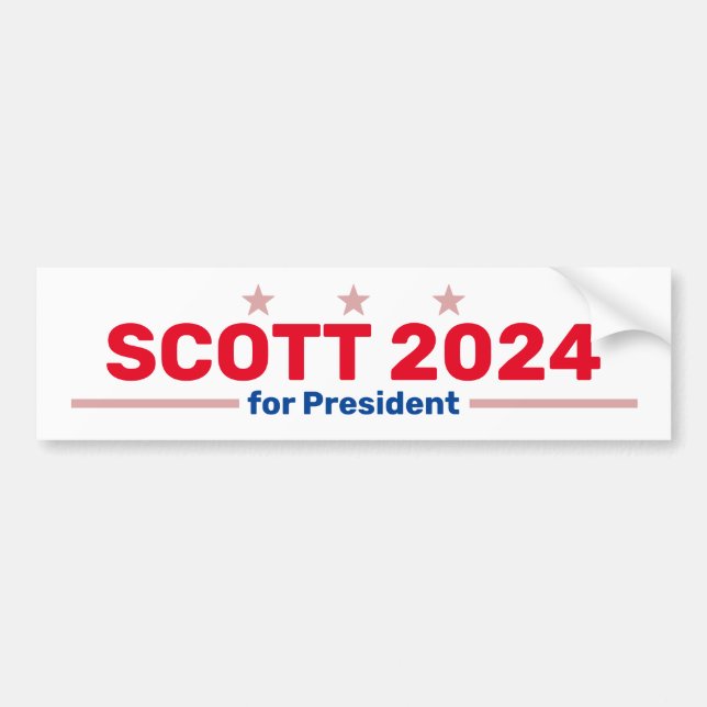 Autocollant de pare-chocs Scott 2024 (Devant)