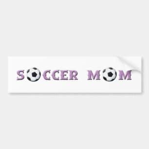 Autocollant de pare-chocs Soccer Maman