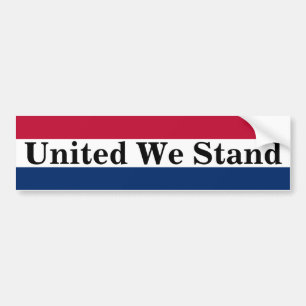 Autocollant de pare-chocs United We Stand