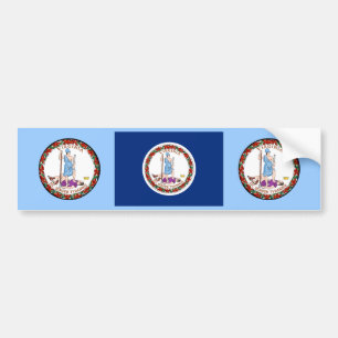 Autocollant de pare-chocs Virginia