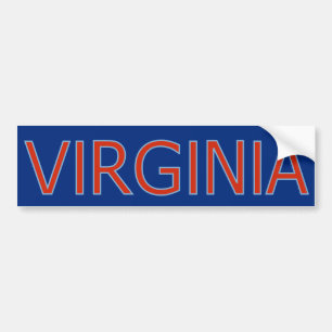 Autocollant de pare-chocs Virginia