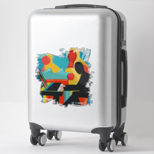 Autocollant de peinture originale à l'huile - Le P