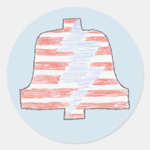 Autocollant de PLA Bell de rayures