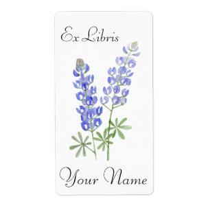 Autocollant de plat de livre de Bluebonnets de