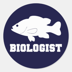 Autocollant de poisson soleil biologiste