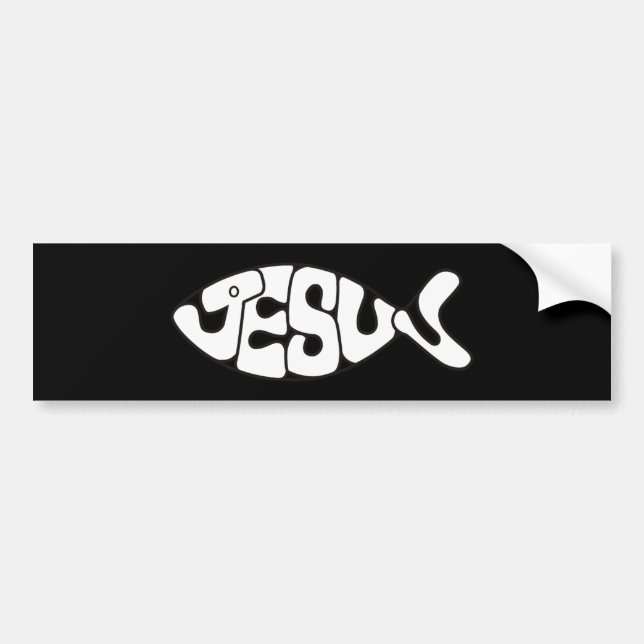 Autocollant de poissons de Jésus (Devant)