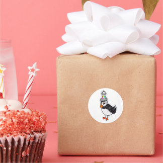 Autocollant de pouffin