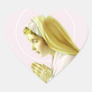 Autocollant de prière de Vierge Marie
