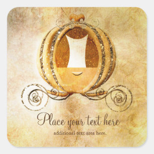 Autocollant de princesse de carrosse de Cendrillon