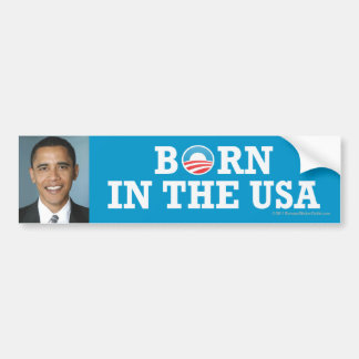 Autocollant de Pro-Obama soutenu aux Etats-Unis