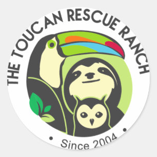Autocollant de ranch de délivrance de toucan