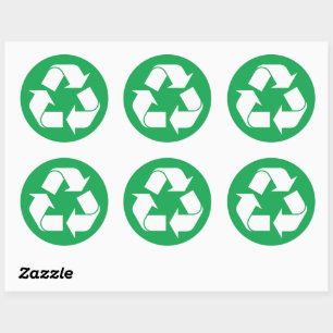 Autocollant de recyclage