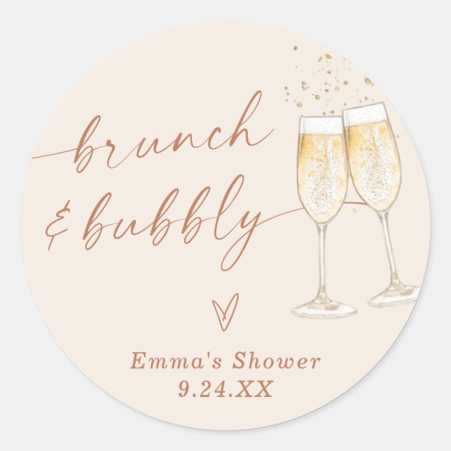 Autocollant de remerciement Boho (Devant)