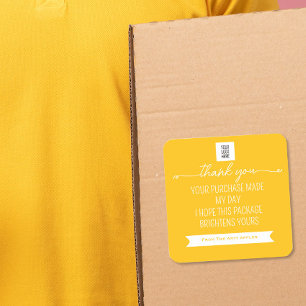 autocollant de remerciement de couleur – Branding