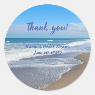 Autocollant de remerciement personnalisé pour scèn
