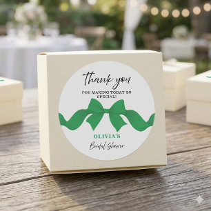 Autocollant de remerciement pour cadeau de fête de