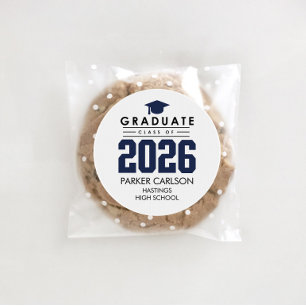 Autocollant de remise des diplômes personnalisé Bl