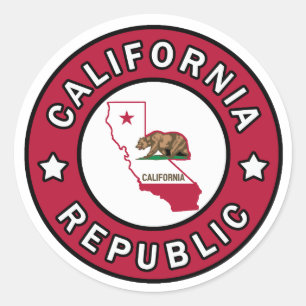 Autocollant de République de la Californie