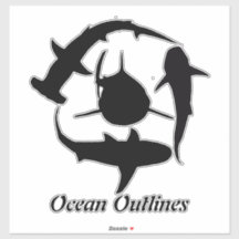 Autocollant de requin