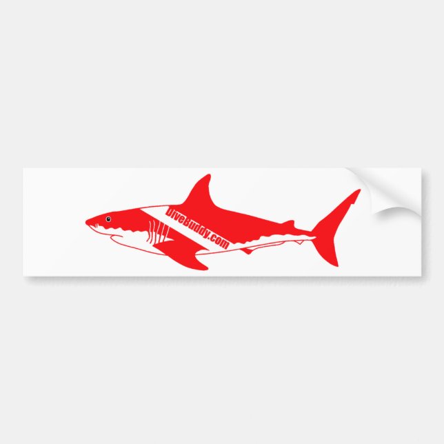 autocollant de requin de DiveBuddy.com (Devant)