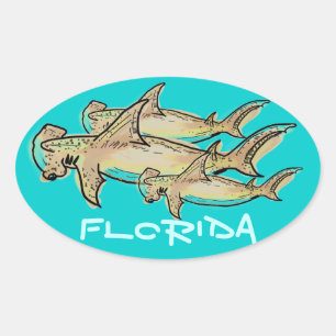 Autocollant de requins marteaux de Floride