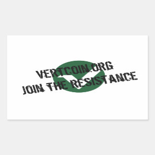 Autocollant de résistance de Vertcoin