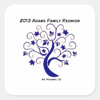 Autocollant de réunion de famille Adams