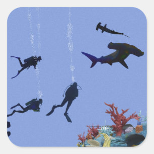 autocollant de rêve du plongeur de la SCUBA