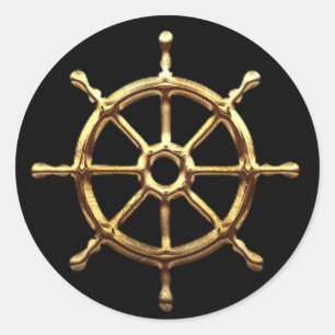 Autocollant de roue de bateau